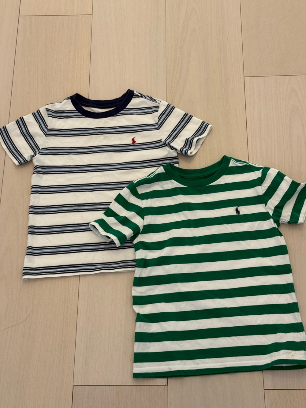 Ralph Lauren boys striped tees size 6